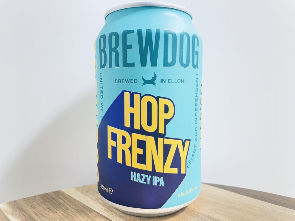 【美味しいの？！】BREW DOG／HOP FRENZY(ホップフレンジー)を飲んでみた！おすすめクラフトビールレビュー