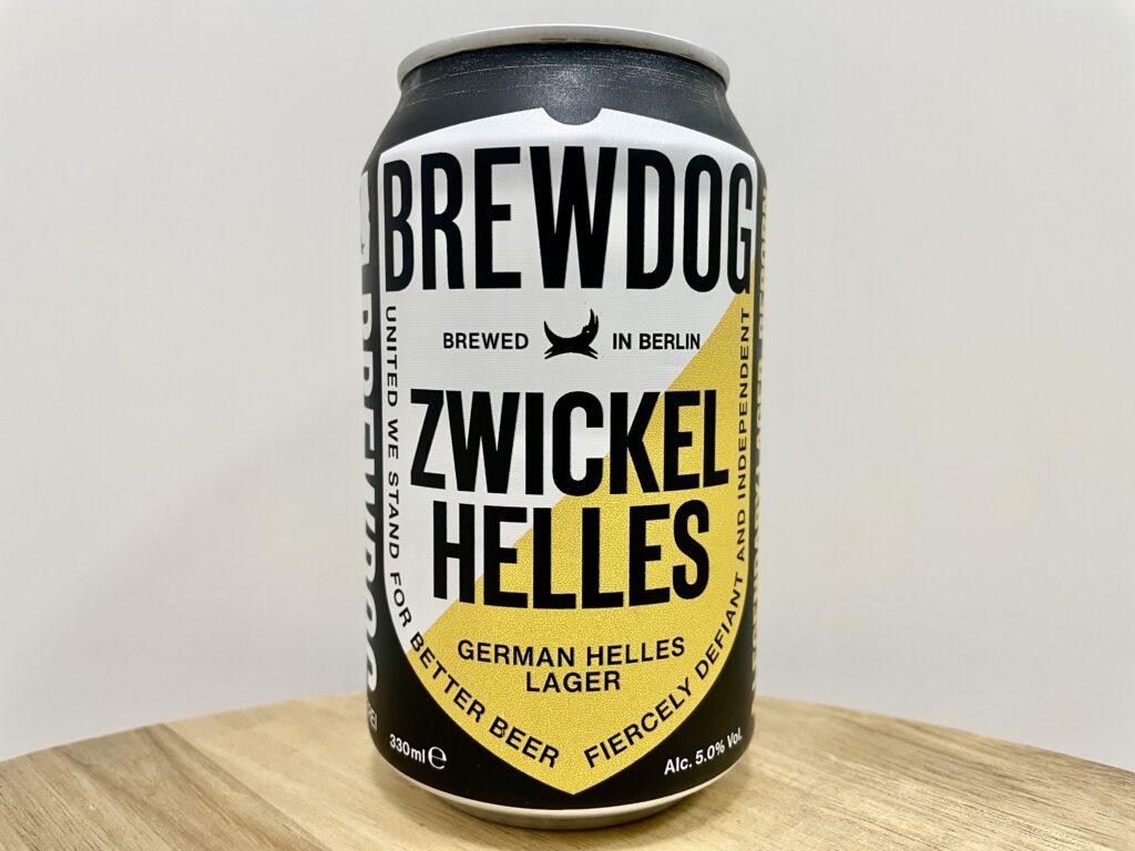 【美味しいの?!】BREW DOG/ZWICKEL HELLES(ツヴィッケル ヘレス)を飲んでみた!おすすめクラフトビールレビュー